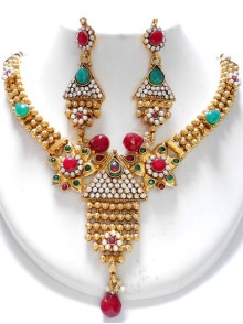 Polki Necklace Set